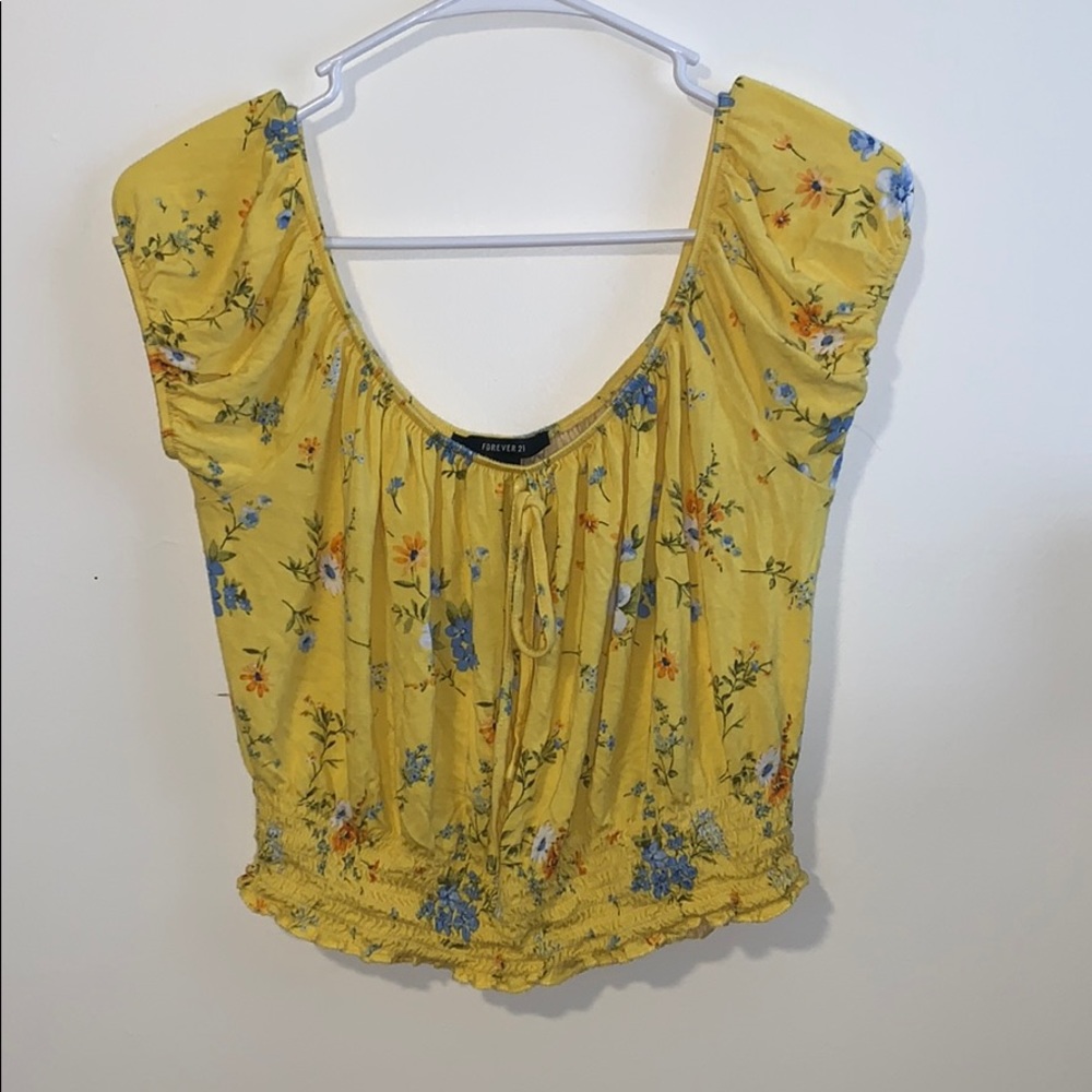 Cropped Floral shirt